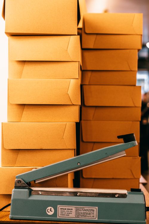 Scellement du carton