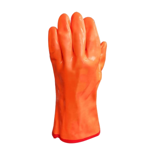Orange PVC Dipped Cold Storage Gloves